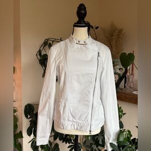 Eric Alexandre - White Asymmetrical Denim Jacket